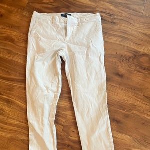 white Polo Ralph Lauren Capris